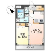 クレール矢賀駅前の間取り画像