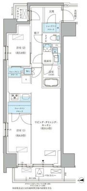 パークアクシス品川天王洲アイルの間取り画像