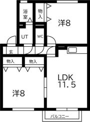 Asobi-PALACE平針台 B棟の間取り画像
