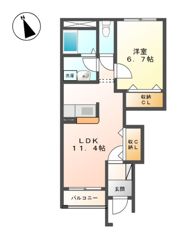 クレアハウスの間取り画像