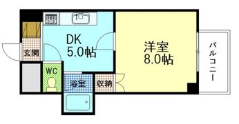 ハイネUの間取り画像
