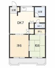 ララトップ本山Bの間取り画像