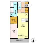 オマージュ Aの間取り画像