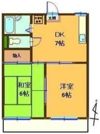 ハイツみやまえBの間取り画像