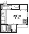 ハイツタイムⅡの間取り画像
