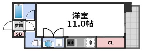 アリビオ北巽の間取り画像
