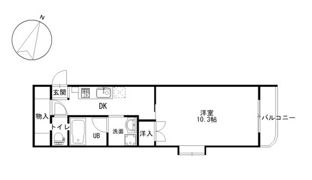 クレールIWAIの間取り画像