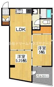 プレジールワタナベの間取り画像