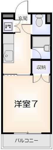 第2百田ハイツの間取り画像