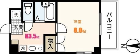 フォーチュナ上安駅前の間取り画像