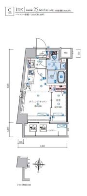 リヴシティ住吉の間取り画像