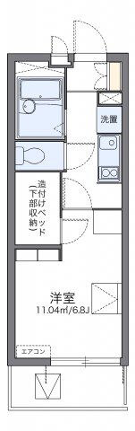 レオパレスβの間取り画像
