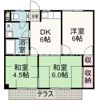 石橋ハイツの間取り画像