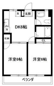 ロイヤルコーポ和泉の間取り画像