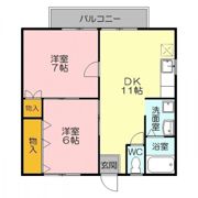 ハイツプラージュ2号館の間取り画像