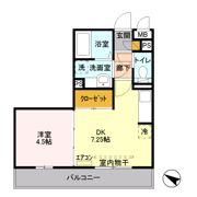 サンブリエの間取り画像