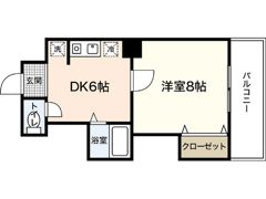 広島畳材6ビルの間取り画像