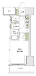 ザ・パークハビオ同心プレイスの間取り画像
