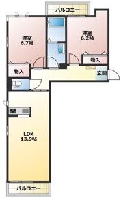 モン・グリシーヌの間取り画像