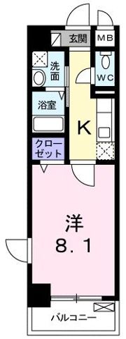 アルカディア世田谷の間取り画像