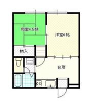 レヴール綾田の間取り画像