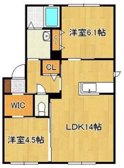 コスモスコーポラスCの間取り画像