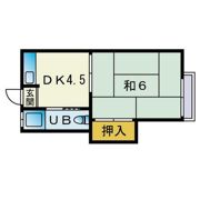 堅粕サンコーポFの間取り画像