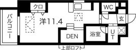 Dolce Vita 新大阪の間取り画像