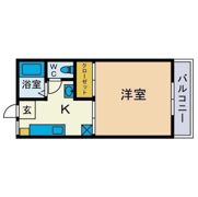 第3コーポ北村の間取り画像