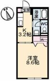 ポジーフラッツ A棟の間取り画像