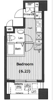グランド・ガーラ横浜伊勢佐木町の間取り画像