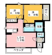 カーサ・プラムの間取り画像