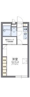 レオパレスセントヴィラージュⅡの間取り画像