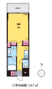 レジデンスダイキの間取り画像