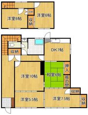 宮丸二丁目25番15号貸家（米満邸）の間取り画像