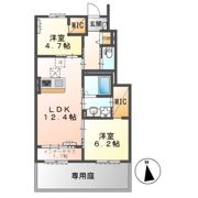 松戸市西馬橋相川町新築アパート（仮称）の間取り画像