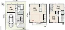 中目黒戸建の間取り画像