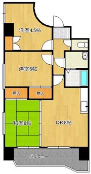 ブランペルルの間取り画像