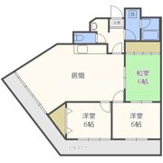 シャトレ上山手の間取り画像
