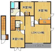 ボヌールIIIの間取り画像