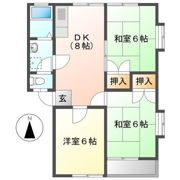コーポ金子B棟の間取り画像