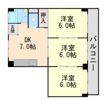 桑畑高徳マンションの間取り画像