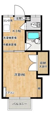 パラシオンNの間取り画像