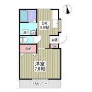 キセハイツの間取り画像