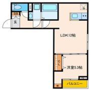 パセオプラシード連坊の間取り画像