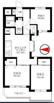 PALWISH三鷹の間取り画像