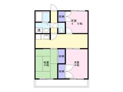 ハイムコクボ6の間取り画像