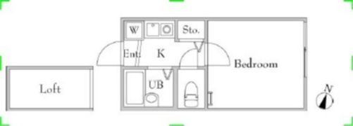 アルページュ目黒の間取り画像