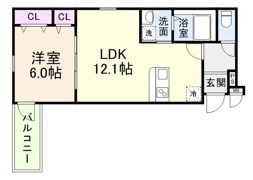 フジパレス大和田Ⅱ番館の間取り画像