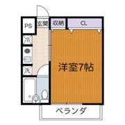 ベルエール調布の間取り画像